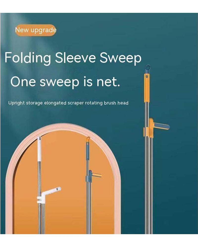 Folding Swivel Dustpan Broom Set