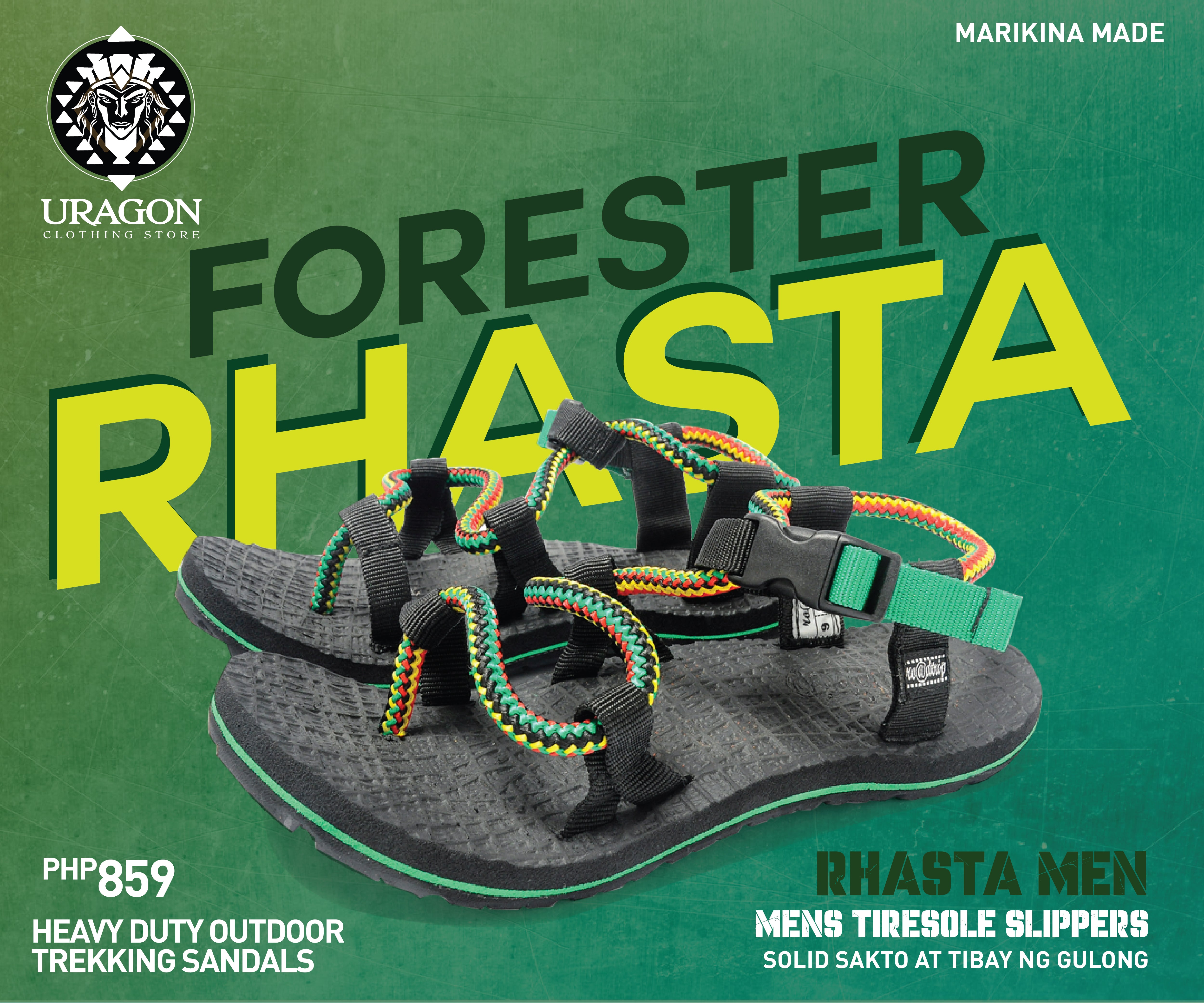 Uragon Forester Rhasta Mens Tire Sole