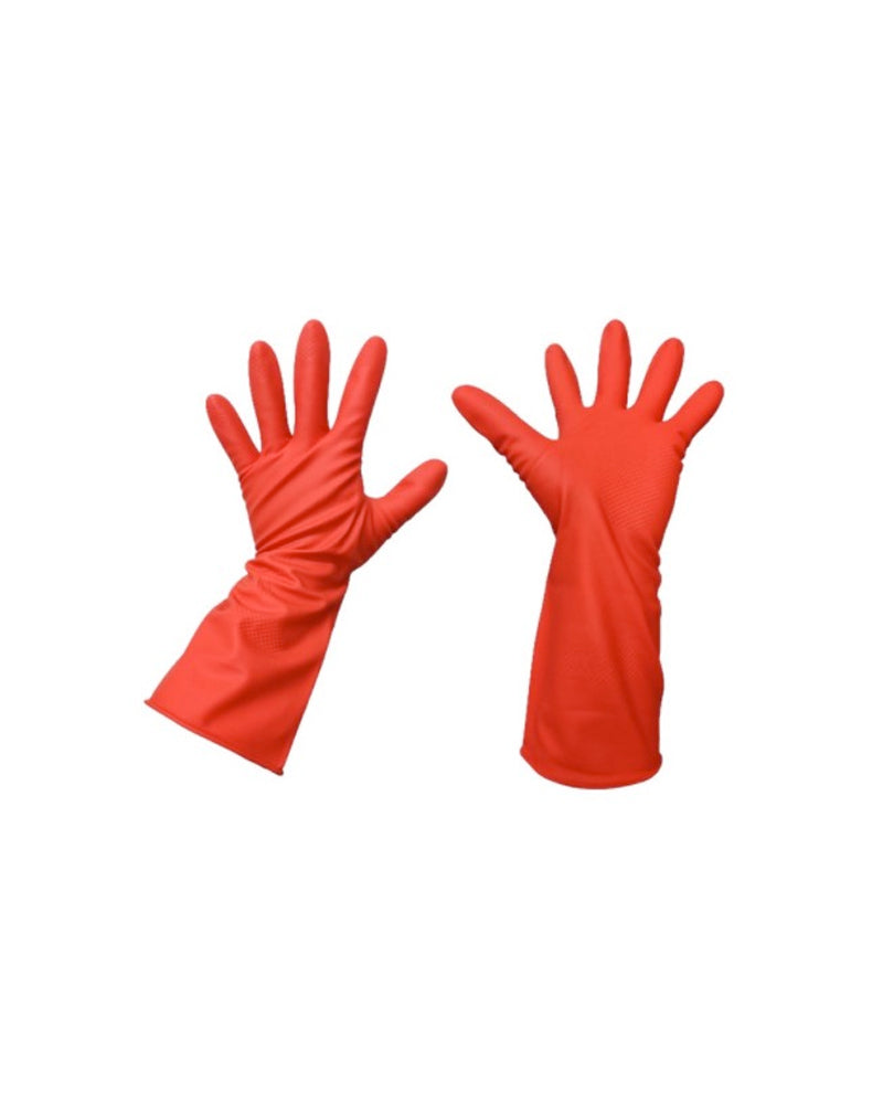 Rubber Gloves Latex Kitchen Long Dish Washing Cleaning