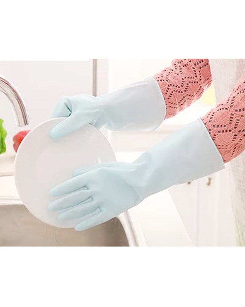Waterproof Rubber And Plastic Glove