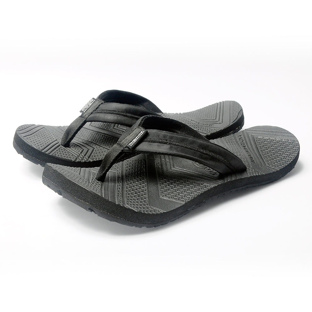 Uragon Lagalag Mens Tiresole Slippers Black