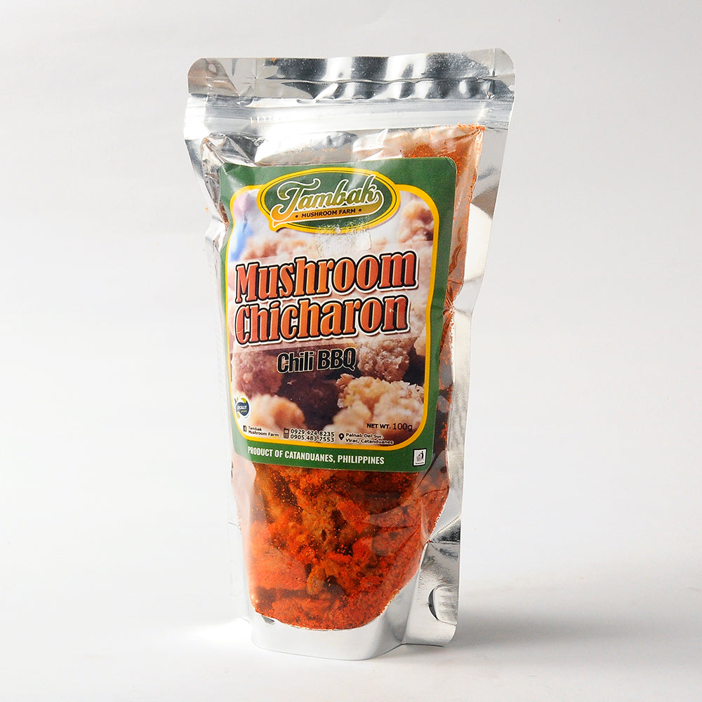 Mushroom Chicharon Chili-BBQ Flavor 6pc