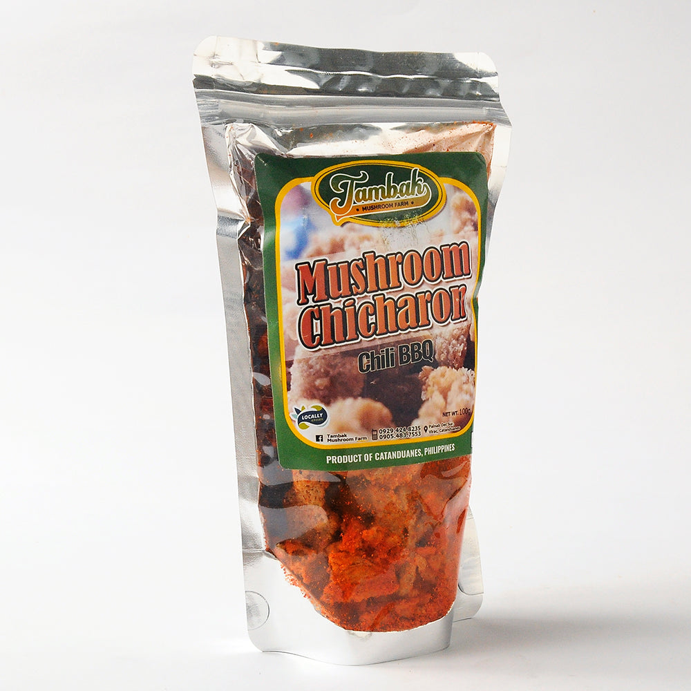 Mushroom Chicharon Chili-BBQ Flavor 6pc