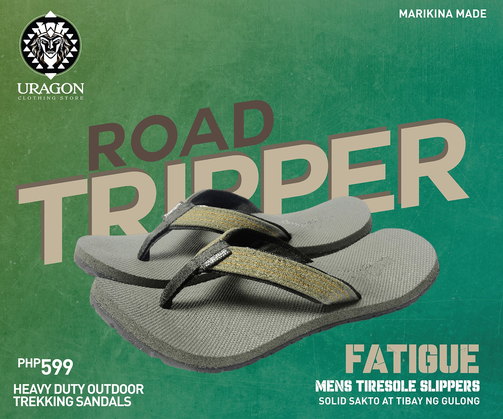 Uragon Road Tripper Tiresole Slipper Fatigue