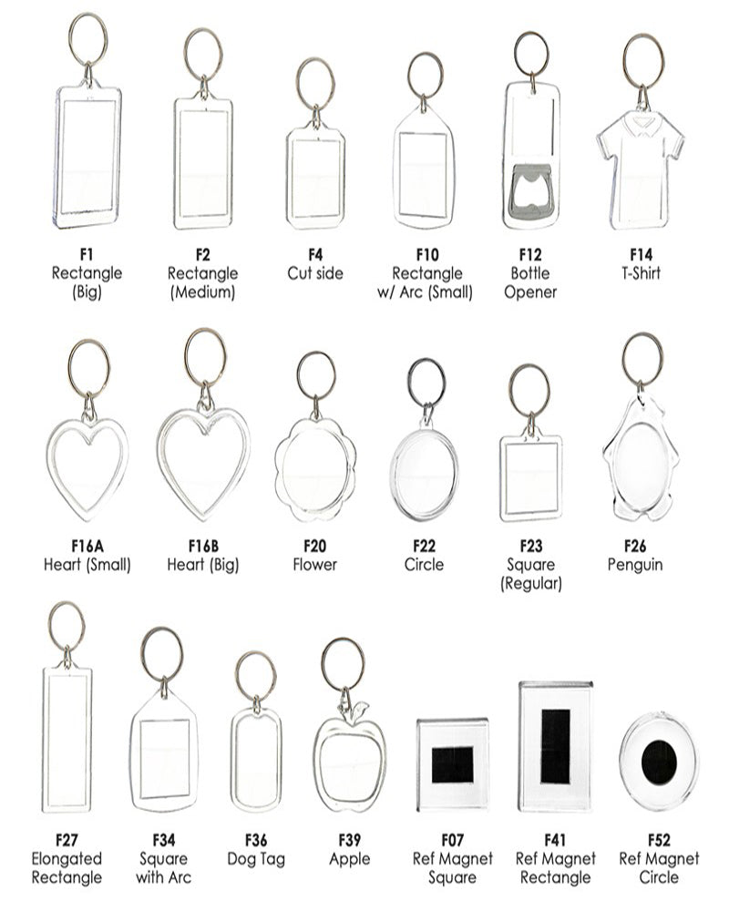 Acrylic Keychain 100pcs