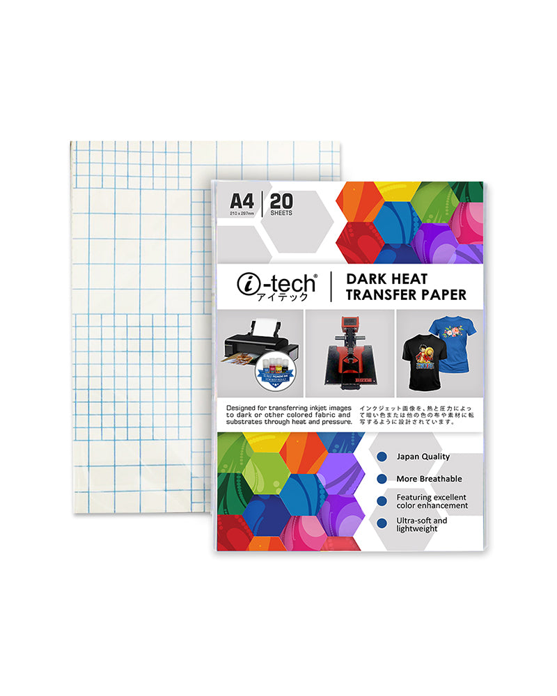 New i-Tech Dark Transfer Paper A4