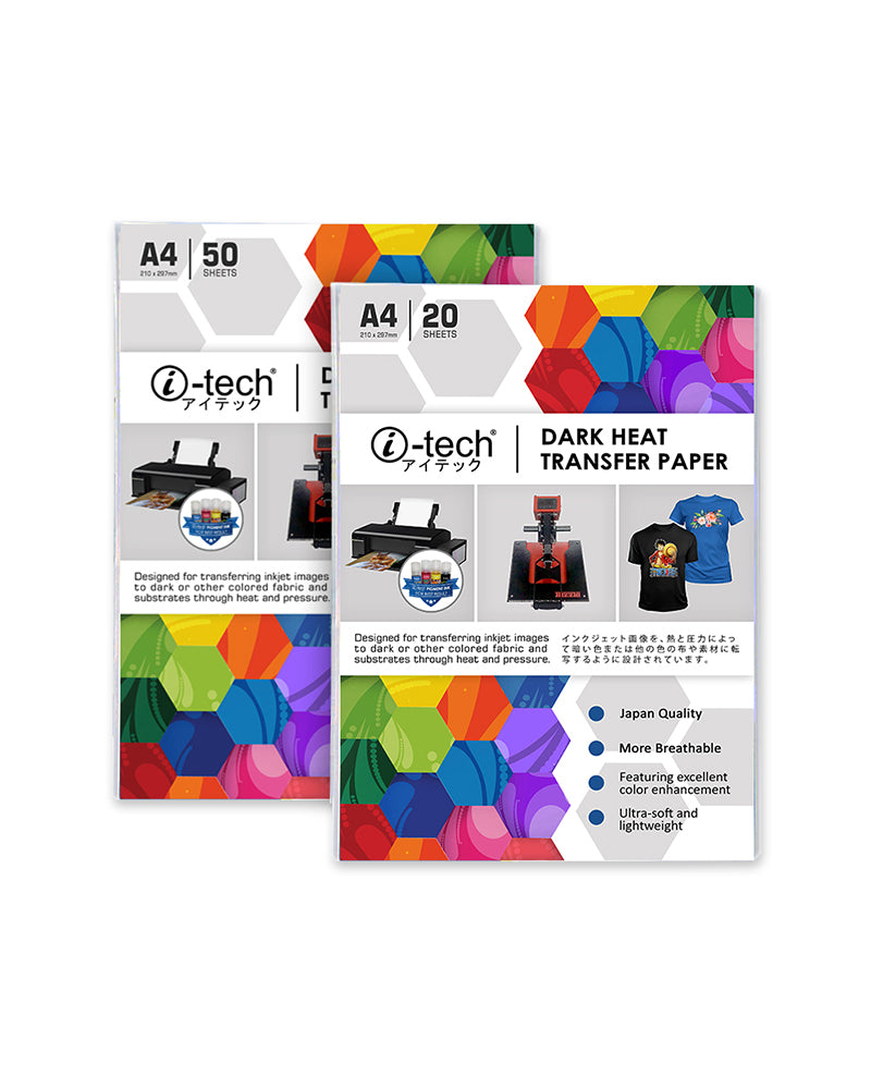 New i-Tech Dark Transfer Paper A4